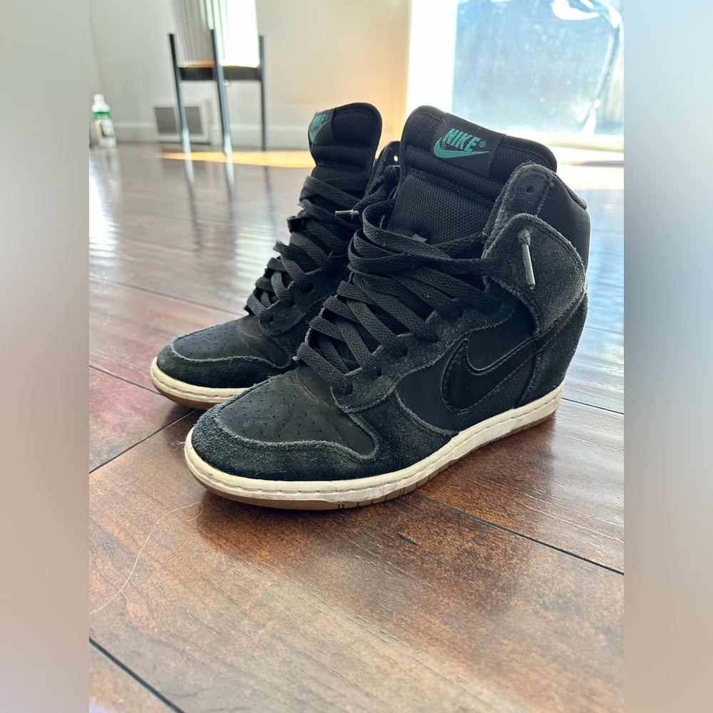 Nike Wedge Sneakers Hi-Dunk Sz 8